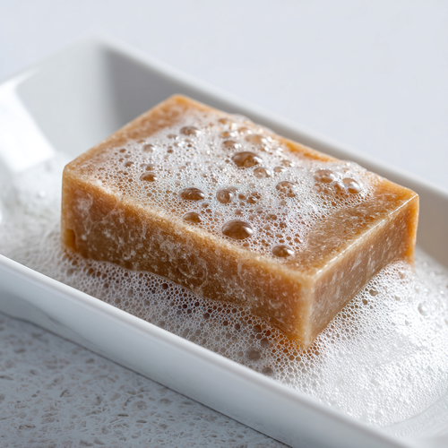 Savon Exfoliant à l'Huile d'Arbre à Thé – Antibactérien Naturel pour Combattants & Athlètes | Fait Main au Maroc