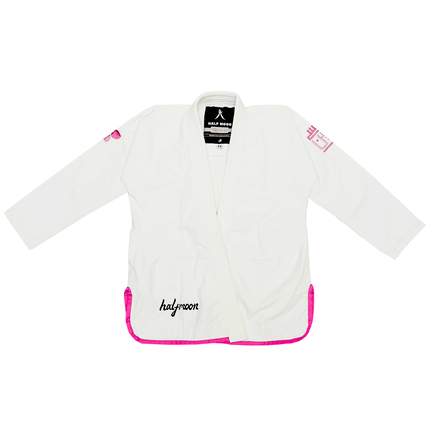 White and Pink Sakura BJJ Gi - Lightweight, Durable & Stylish
