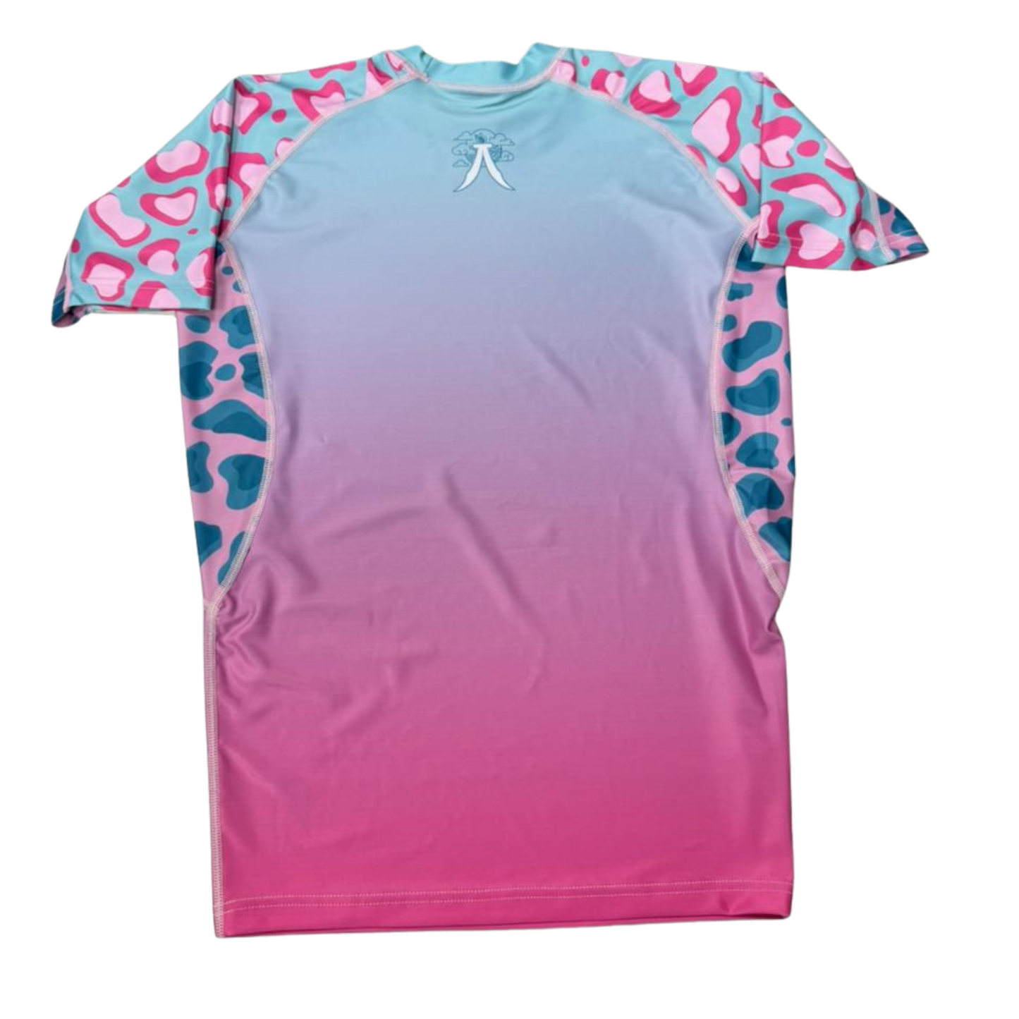 Queen of Mats - Cheetah Blue & Pink Rashguard