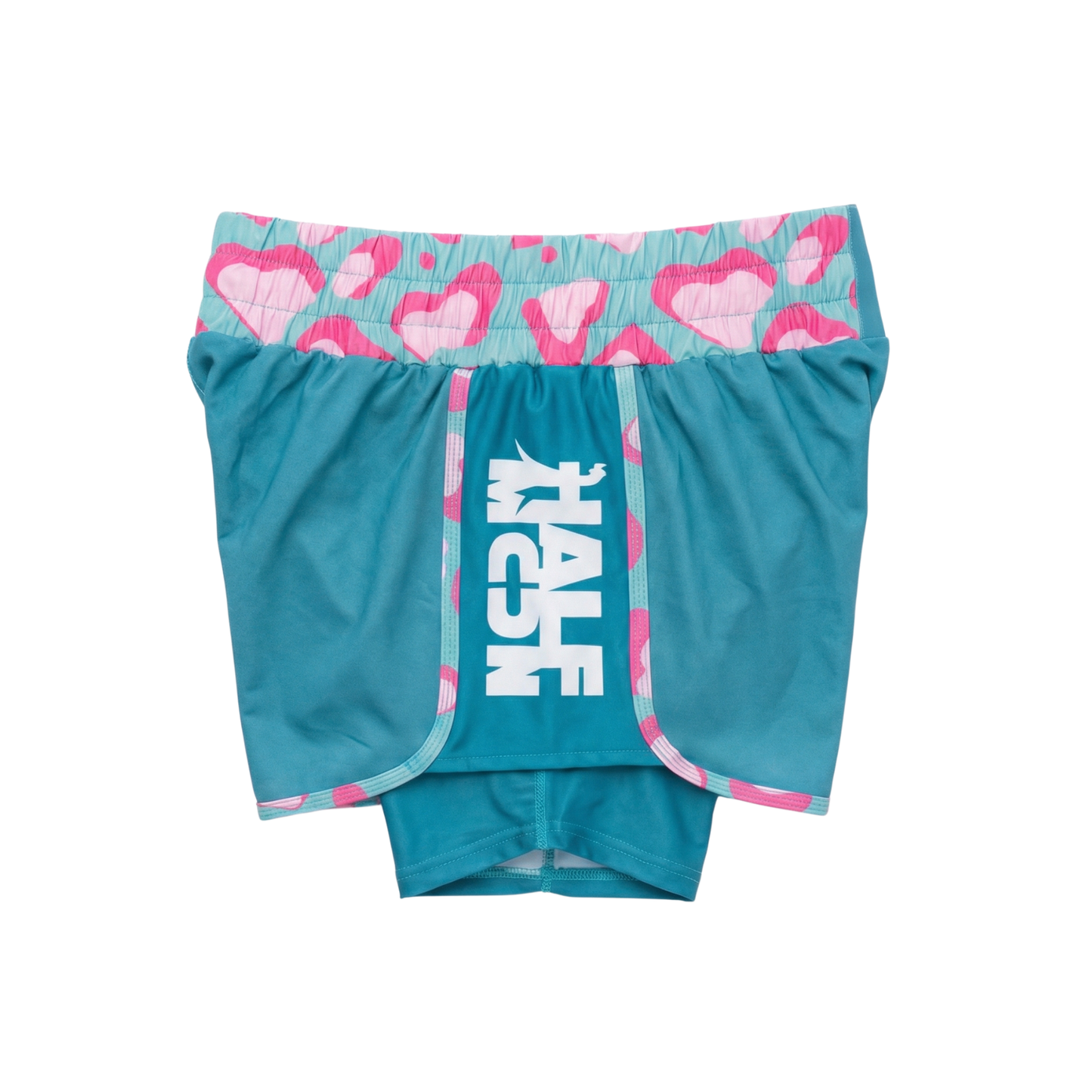 Queen of Mats - Cheetah Blue & Pink Short