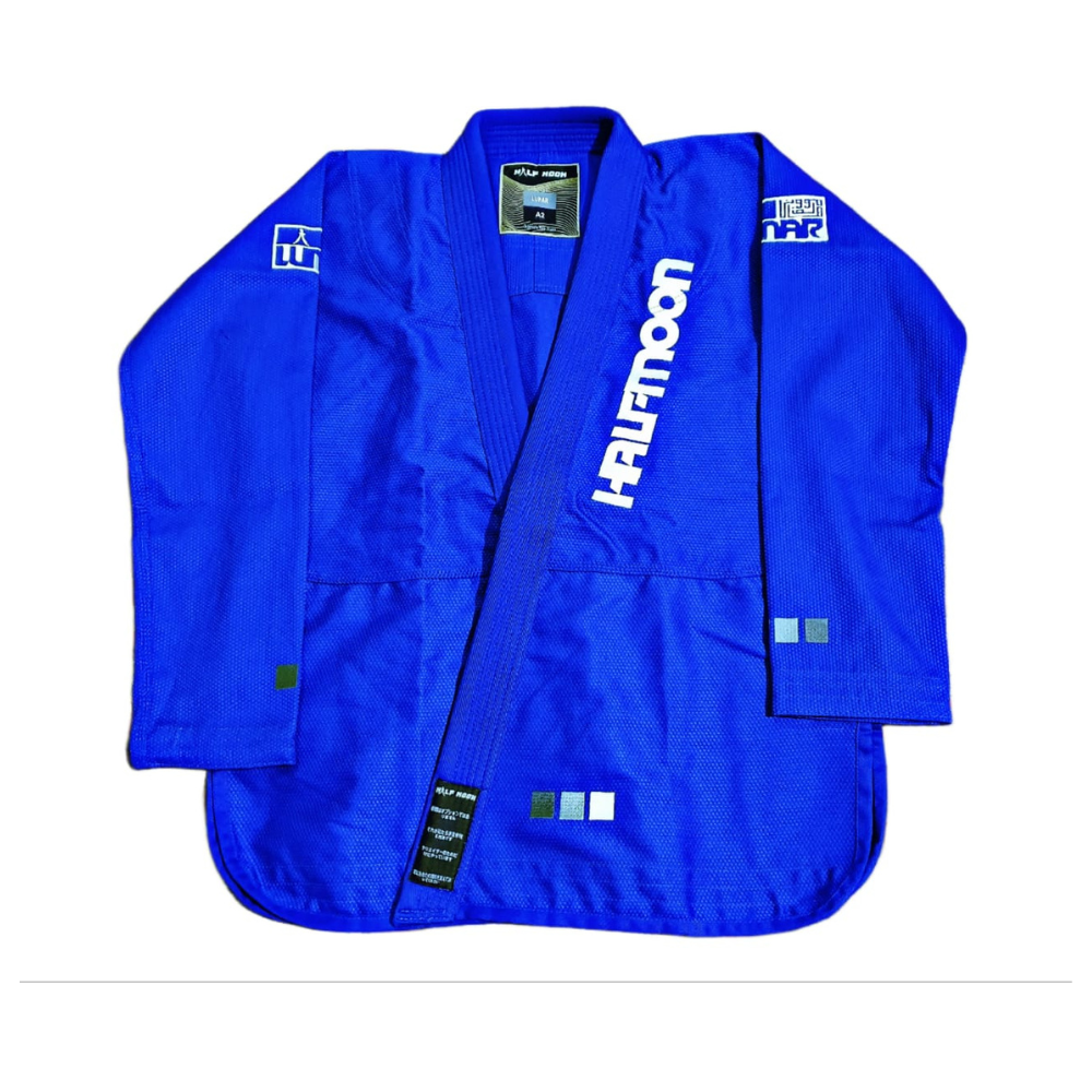 Lunar BJJ GI - White, Black and Blue