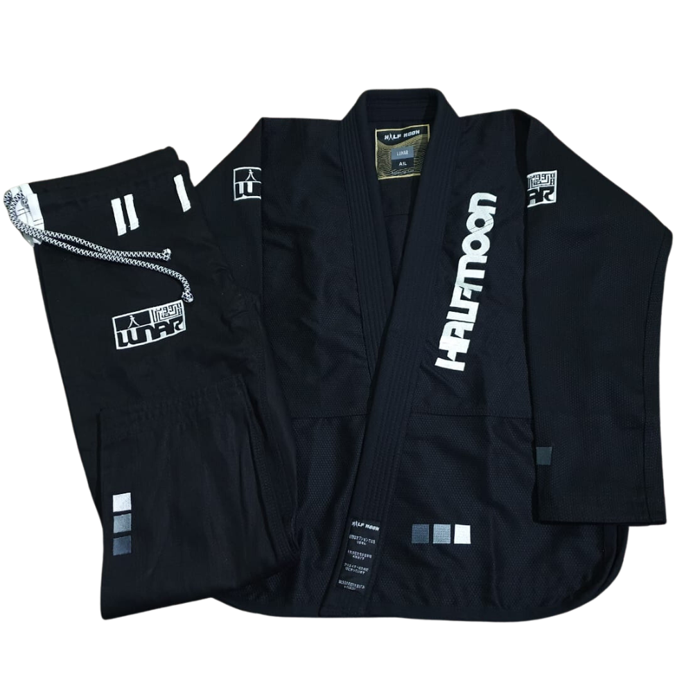 Lunar BJJ GI - White, Black and Blue