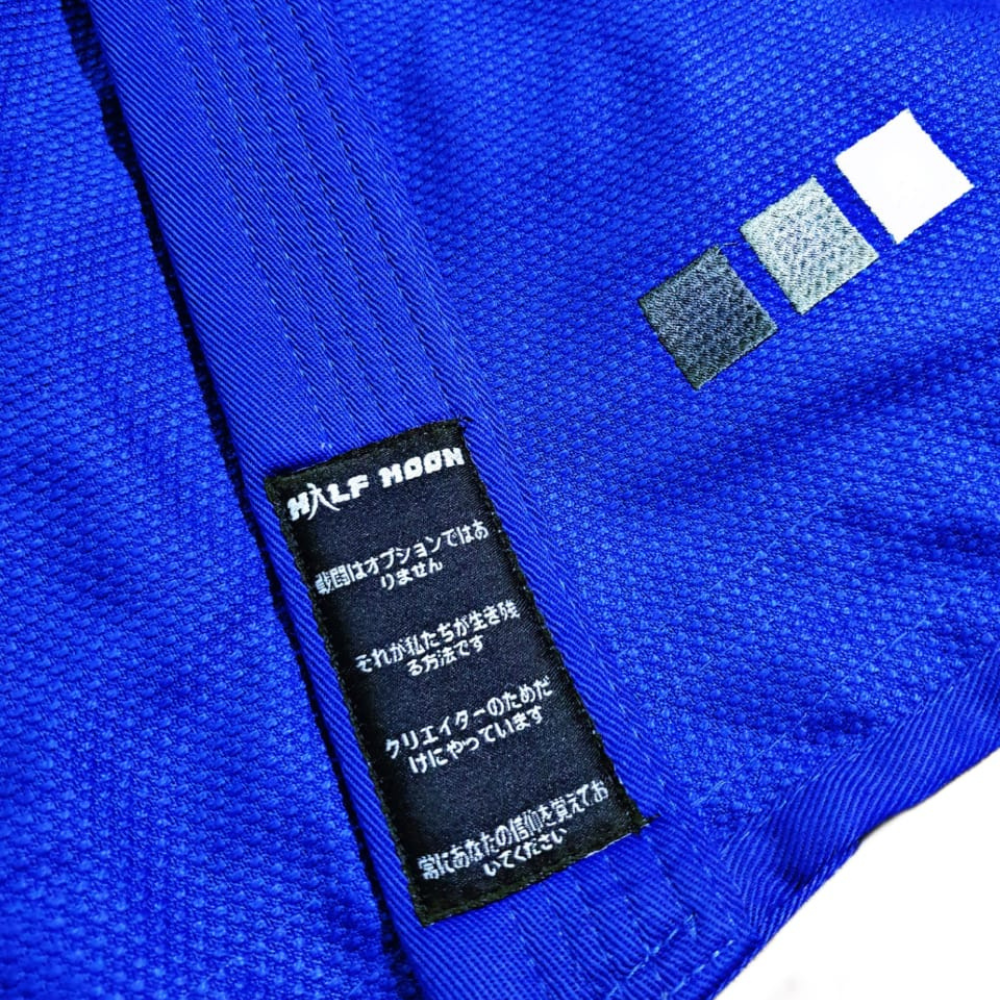Lunar BJJ GI - White, Black and Blue