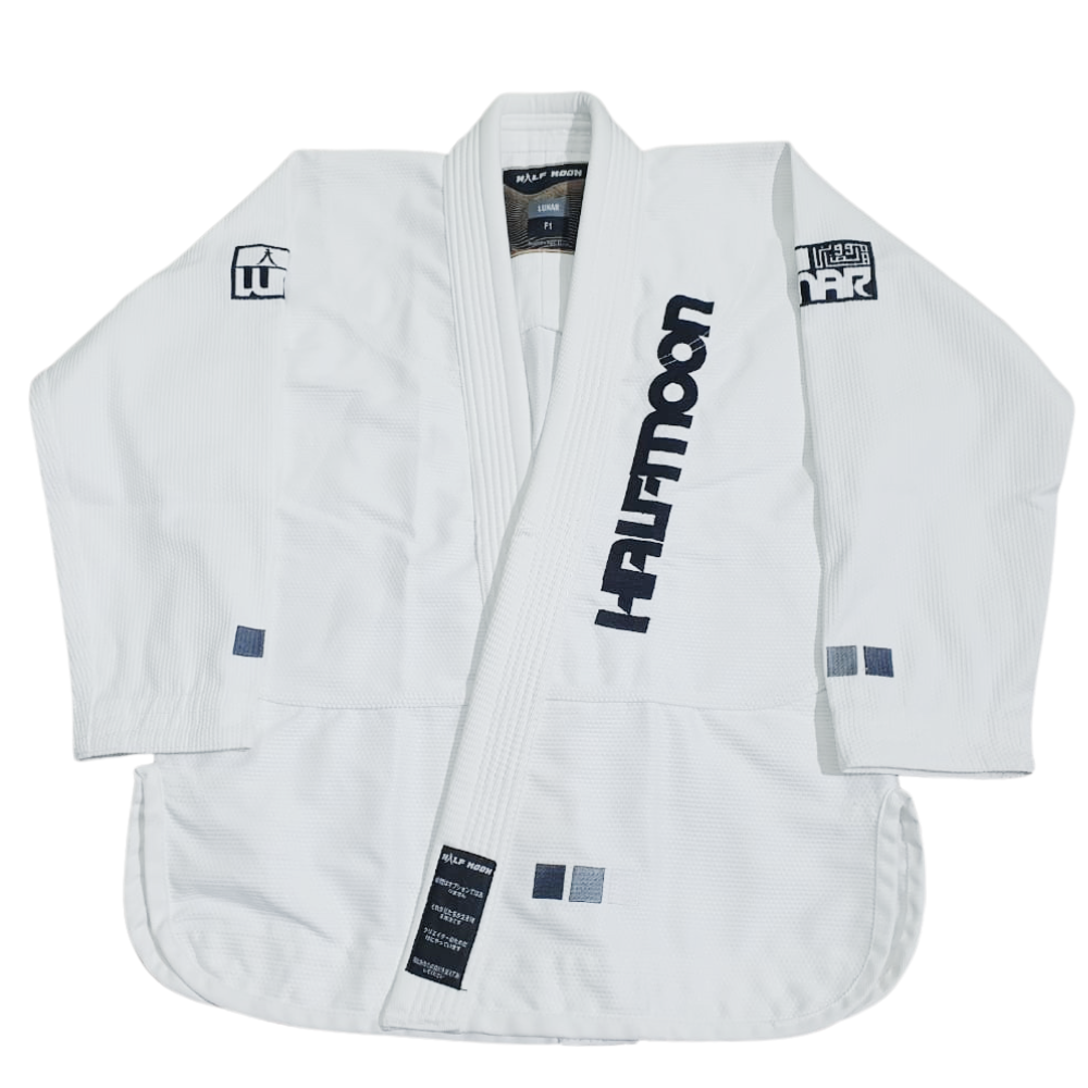 Lunar BJJ GI - White, Black and Blue