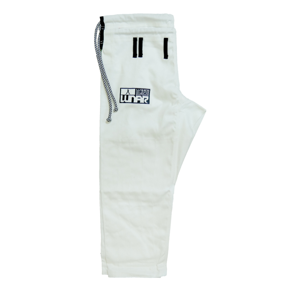 Lunar BJJ GI - White, Black and Blue