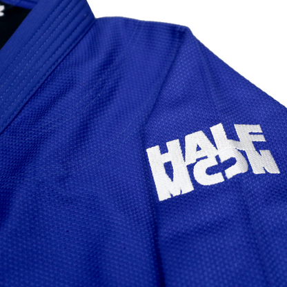 Signature BJJ GI – Weiß, Schwarz und Blau