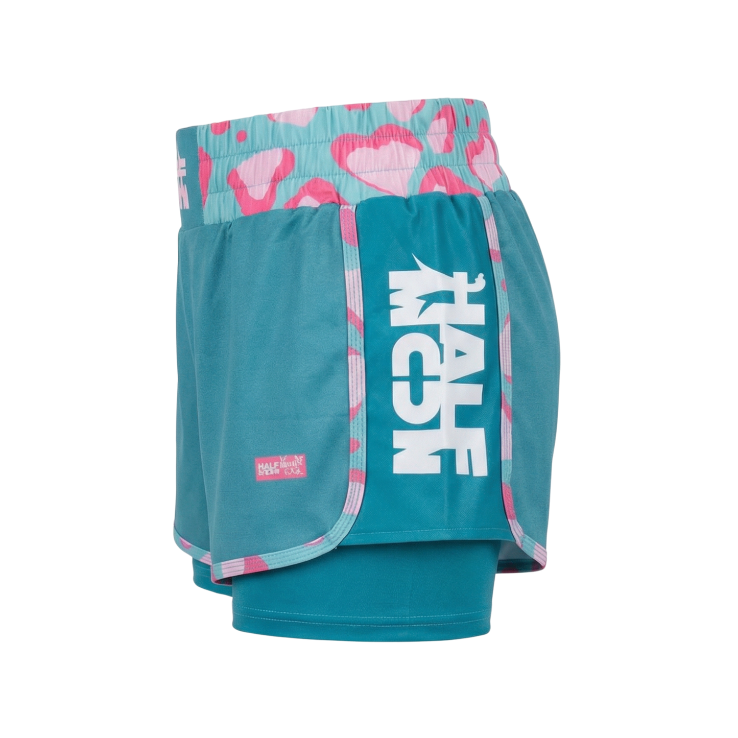 Queen of Mats - Cheetah Blue & Pink Short