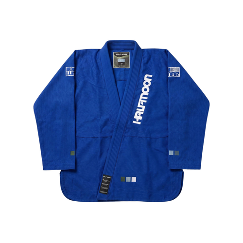 Lunar BJJ GI - White, Black and Blue
