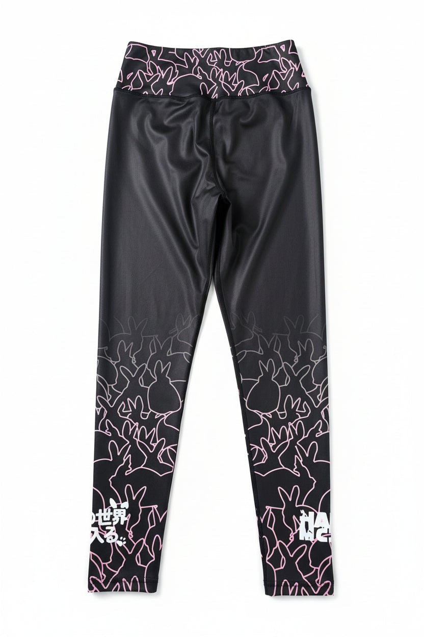 Rabbit Hole - Black & Pink Spats