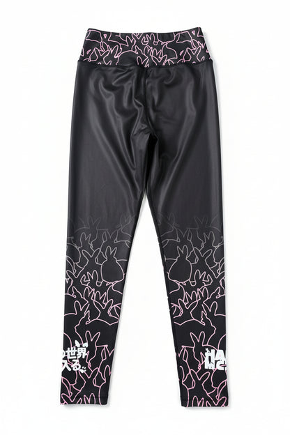Rabbit Hole - Black & Pink Spats
